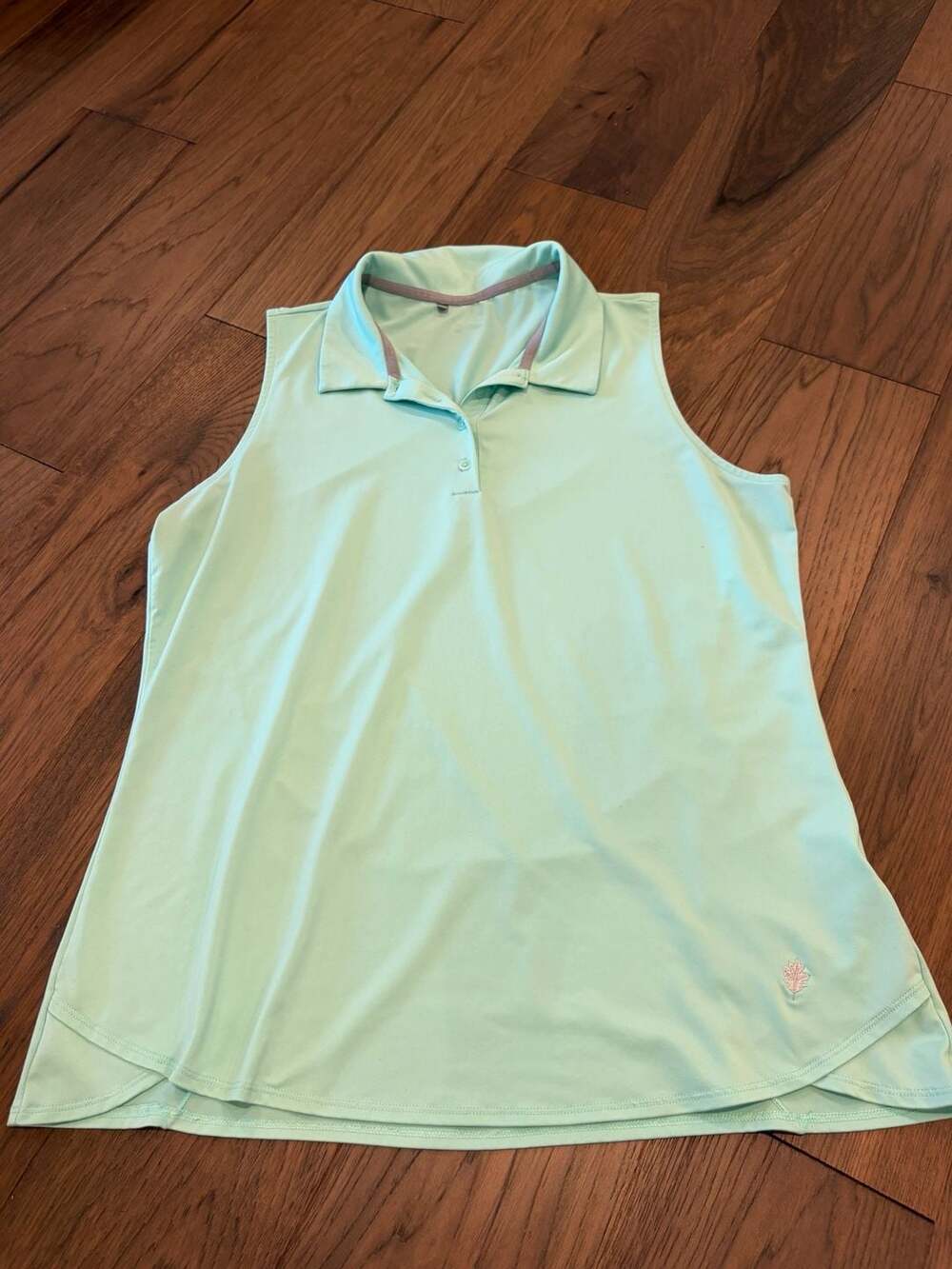 Under Armour Golf Sleeveless Performance Polo Shirt Mint Green